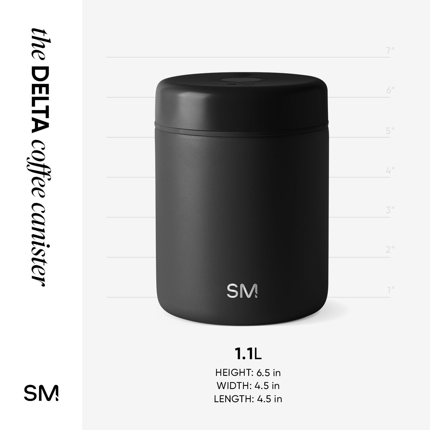 Delta Coffee Canister